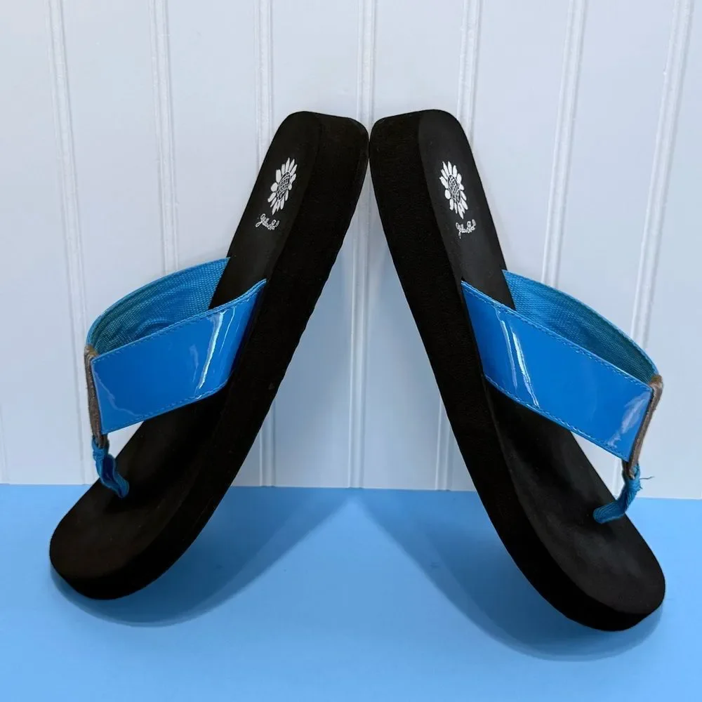 Yellow Box Women’s Black and Blue Sandals Size 7.5 - Picture 5 of 13